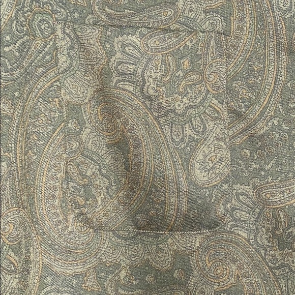 Dark green paisley dress shirt - Picture 2 of 4